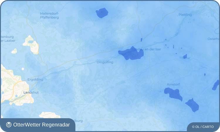 OtterWetter Regenradar-Widget Tichling