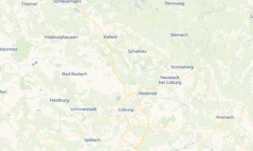 Regenradar Vorschaubild - Aktuelle Niederschläge in Tiefenlauter und Umgebung