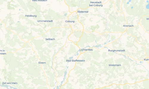 Regenradar-Vorschau: aktuelle Niederschläge in Tiefenroth und Umgebung