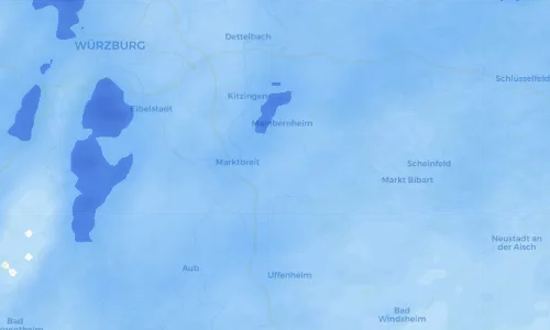 Regenradar Vorschaubild - Aktuelle Niederschläge in Tiefenstockheim und Umgebung