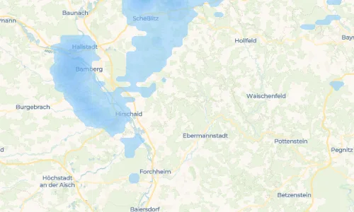 Regenradar Vorschaubild - Aktuelle Niederschläge in Tiefenstürmig und Umgebung