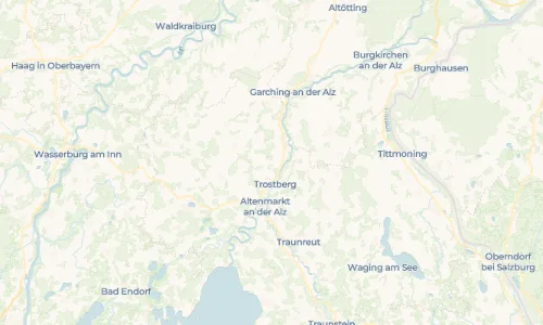 Regenradar Vorschaubild - Aktuelle Niederschläge in Tinning und Umgebung
