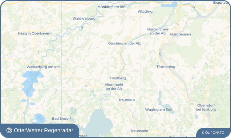 OtterWetter Regenradar-Widget Tinning