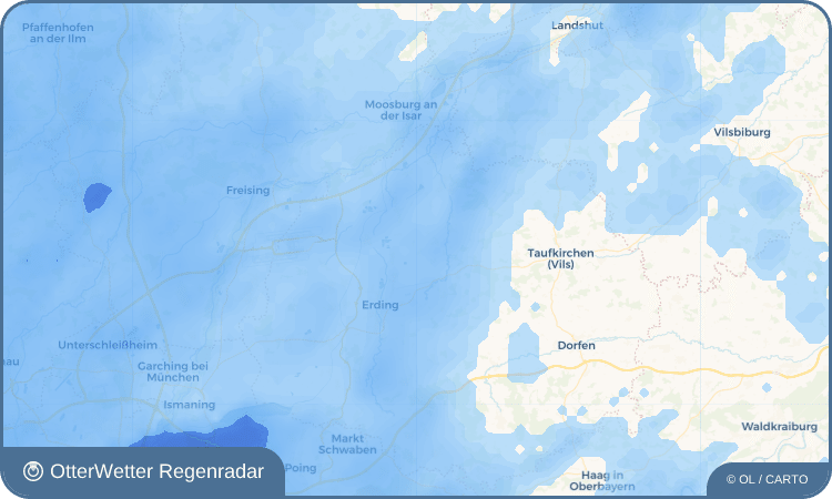 OtterWetter Regenradar-Widget Tittenkofen