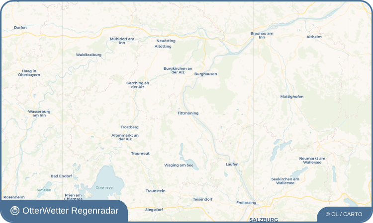 Widget-Vorschau für Tittmoning Wetter-Widget-Vorschau mit Vorhersagedaten für Tittmoning