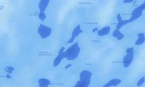 Regenradar Vorschaubild - Aktuelle Niederschläge in Todtenweisach und Umgebung