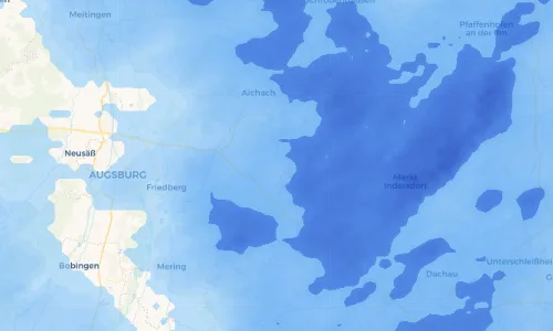 Regenradar Vorschaubild - Aktuelle Niederschläge in Tödtenried und Umgebung