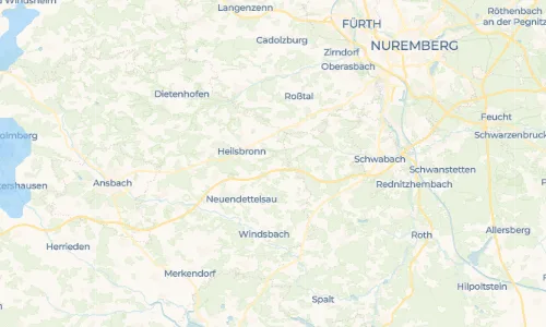 Regenradar Vorschaubild - Aktuelle Niederschläge in Trachenhöfstatt und Umgebung