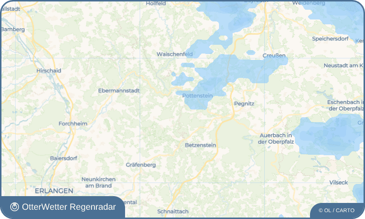 OtterWetter Regenradar-Widget Trägweis