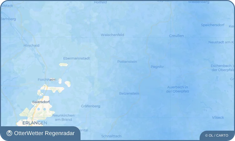 Wetter-Widget-Vorschau mit Vorhersagedaten für Trägweis