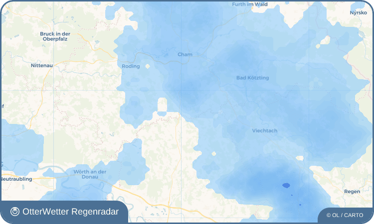 Widget-Vorschau für Tragenschwand Wetter-Widget-Vorschau mit Vorhersagedaten für Tragenschwand