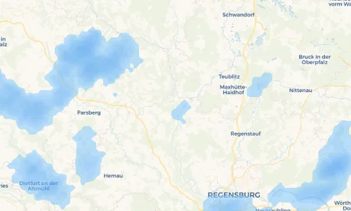 Regenradar Vorschaubild - Aktuelle Niederschläge in Traidendorf und Umgebung