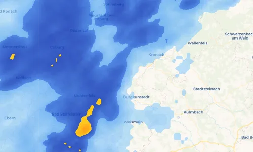 Regenradar Vorschaubild - Aktuelle Niederschläge in Trainau und Umgebung