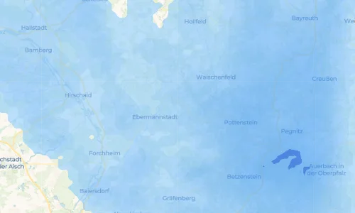 Regenradar Vorschaubild - Aktuelle Niederschläge in Trainmeusel und Umgebung