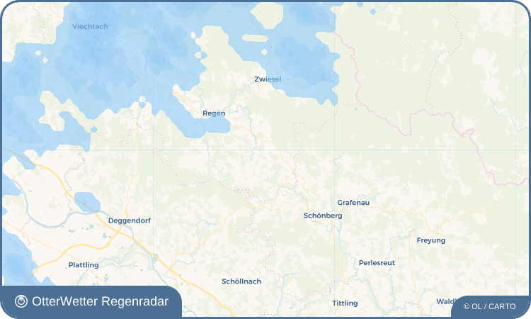 OtterWetter Regenradar-Widget Trametsried