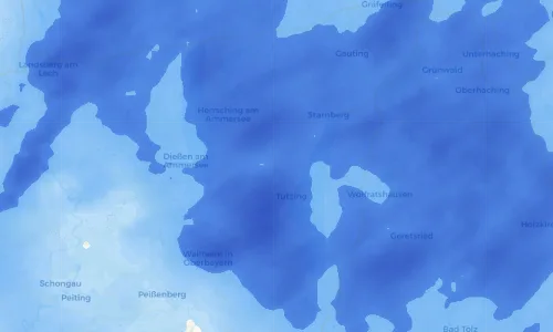 Regenradar Vorschaubild - Aktuelle Niederschläge in Traubing und Umgebung