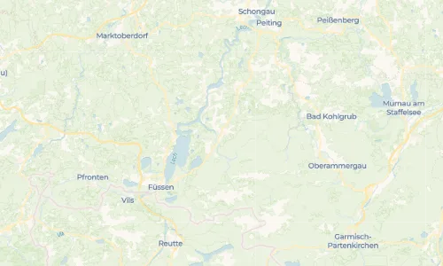 Regenradar Vorschaubild - Aktuelle Niederschläge in Trauchgau und Umgebung