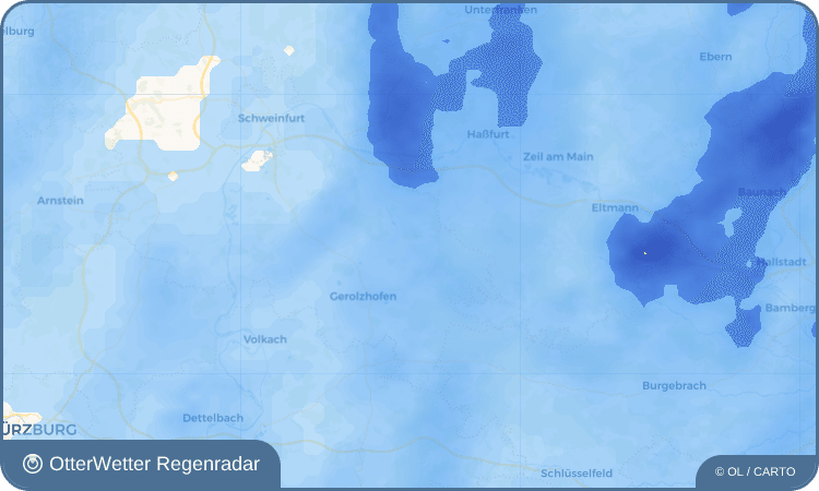 OtterWetter Regenradar-Widget Traustadt