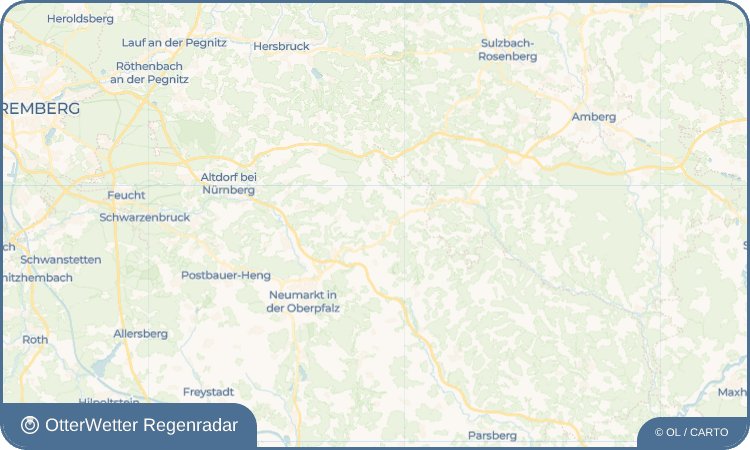 OtterWetter Regenradar-Widget Trautmannshofen