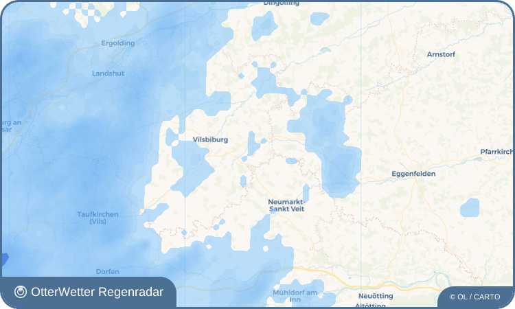 OtterWetter Regenradar-Widget Treidlkofen