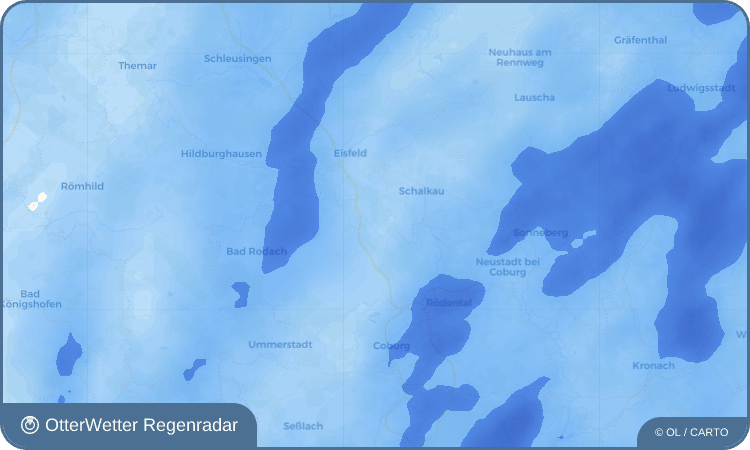 OtterWetter Regenradar-Widget Tremersdorf