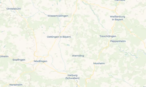 Regenradar Trendel: aktuelle Niederschläge in Trendel und Umgebung, Stand 19. Oktober 2026 um 15:10 Uhr