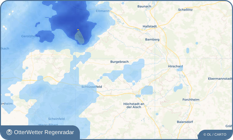 Wetter-Widget-Vorschau mit Vorhersagedaten für Treppendorf