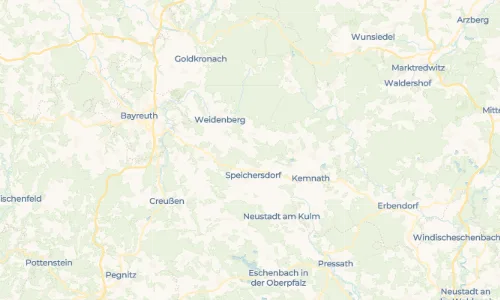 Regenradar Tressau: aktuelle Niederschläge in Tressau und Umgebung, Stand 30. Oktober 2026 um 23:25 Uhr