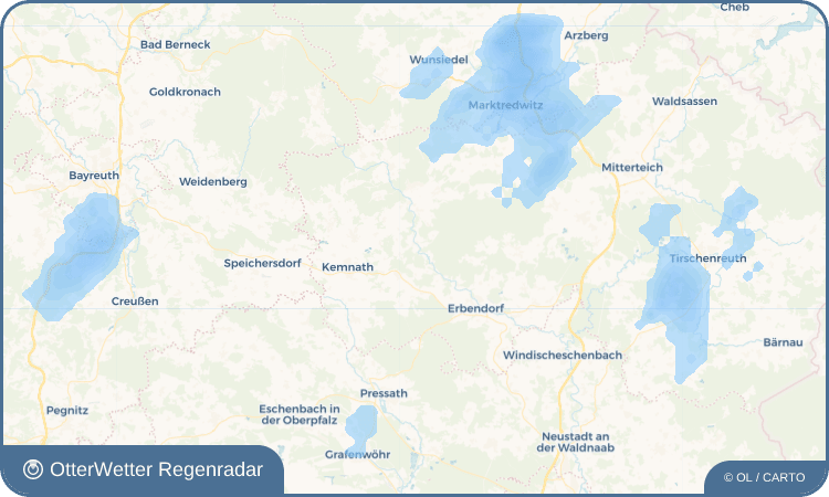 Wetter-Widget-Vorschau mit Vorhersagedaten für Trevesenhammer