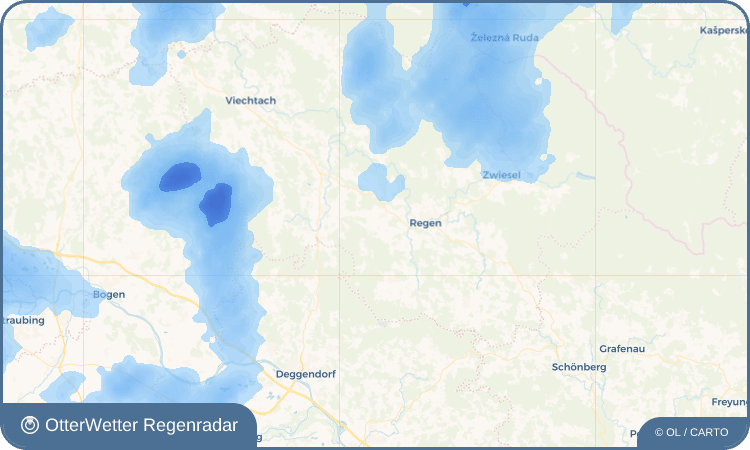 Wetter-Widget-Vorschau mit Vorhersagedaten für Triefenried