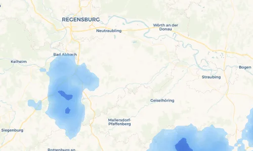 Regenradar Vorschaubild - Aktuelle Niederschläge in Triftlfing und Umgebung