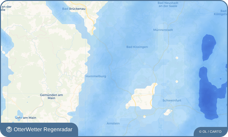 OtterWetter Regenradar-Widget Trimberg