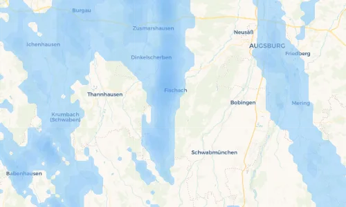 Regenradar Vorschaubild - Aktuelle Niederschläge in Tronetshofen und Umgebung