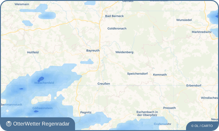OtterWetter Regenradar-Widget Troschenreuth