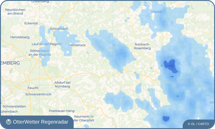 OtterWetter Regenradar-Widget Troßalter