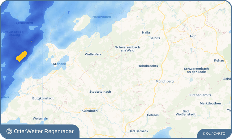 OtterWetter Regenradar-Widget Trottenreuth