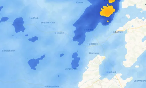Regenradar Vorschaubild - Aktuelle Niederschläge in Trunstadt und Umgebung