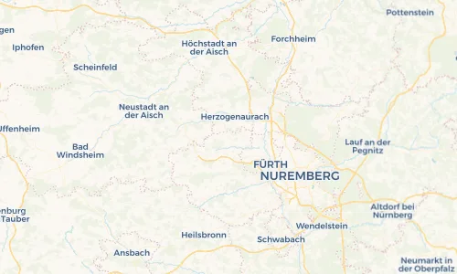 Regenradar Vorschaubild - Aktuelle Niederschläge in Tuchenbach und Umgebung