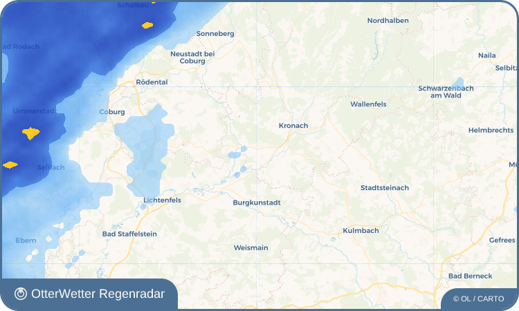 Widget-Vorschau für Tüschnitz Wetter-Widget-Vorschau mit Vorhersagedaten für Tüschnitz