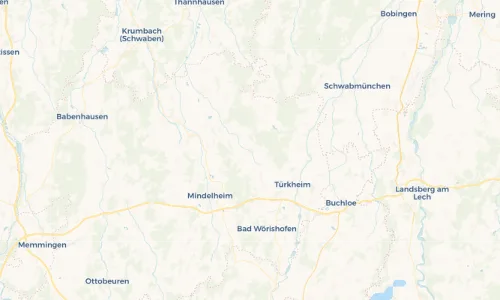 Regenradar Vorschaubild - Aktuelle Niederschläge in Tussenhausen und Umgebung