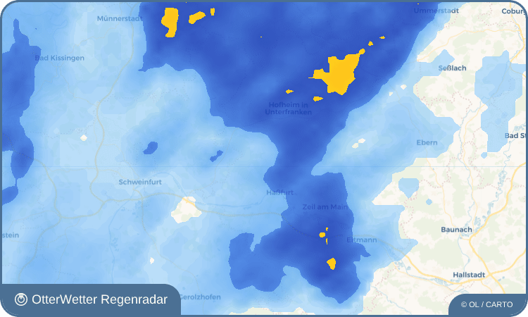 OtterWetter Regenradar-Widget Uchenhofen