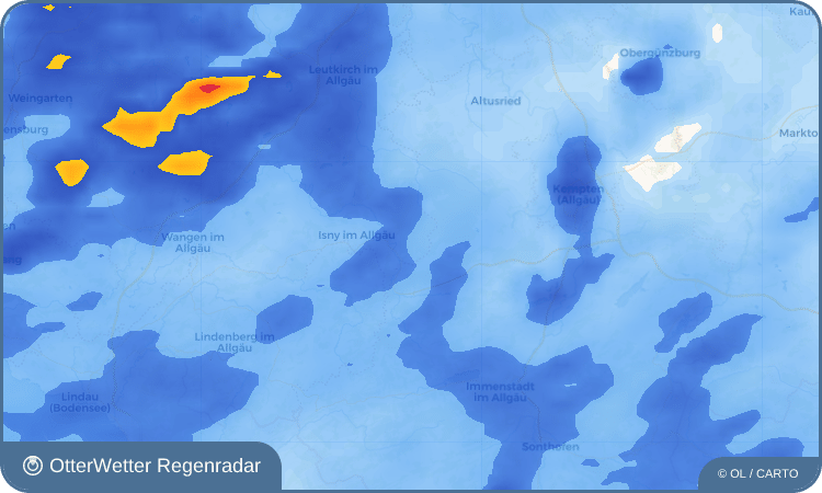 OtterWetter Regenradar-Widget Überruh