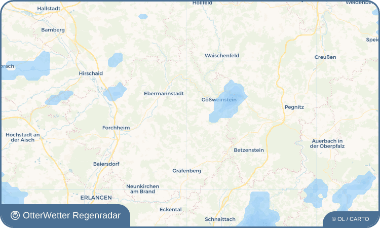 OtterWetter Regenradar-Widget Ühleinshof