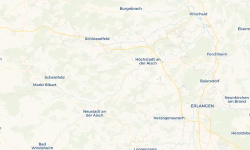 Regenradar Vorschaubild - Aktuelle Niederschläge in Uehlfeld und Umgebung