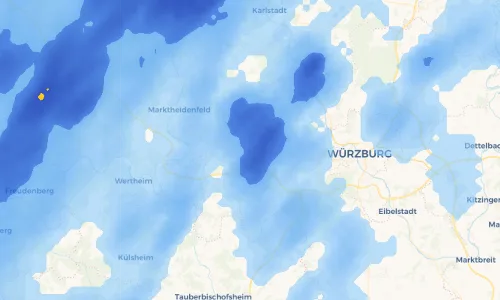 Regenradar Vorschaubild - Aktuelle Niederschläge in Uettingen und Umgebung