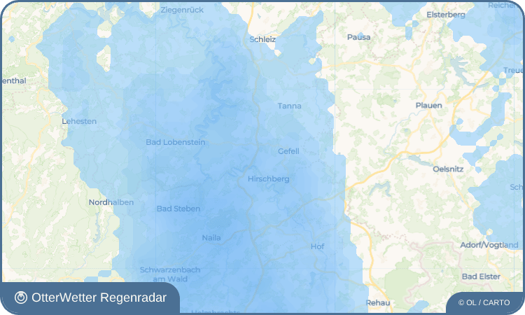 OtterWetter Regenradar-Widget Ullersreuth