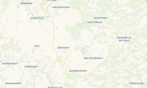 Regenradar Vorschaubild - Aktuelle Niederschläge in Ulsenheim und Umgebung