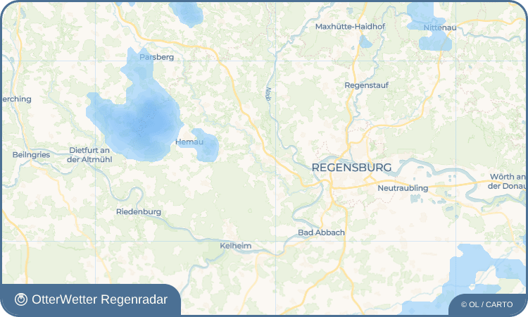 OtterWetter Regenradar-Widget Undorf