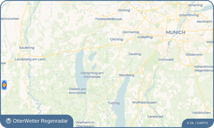 OtterWetter Regenradar-Widget Unering