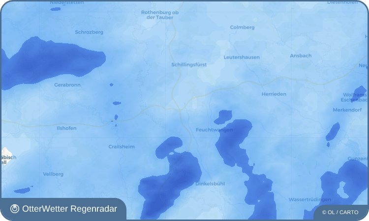 OtterWetter Regenradar-Widget Ungetsheim